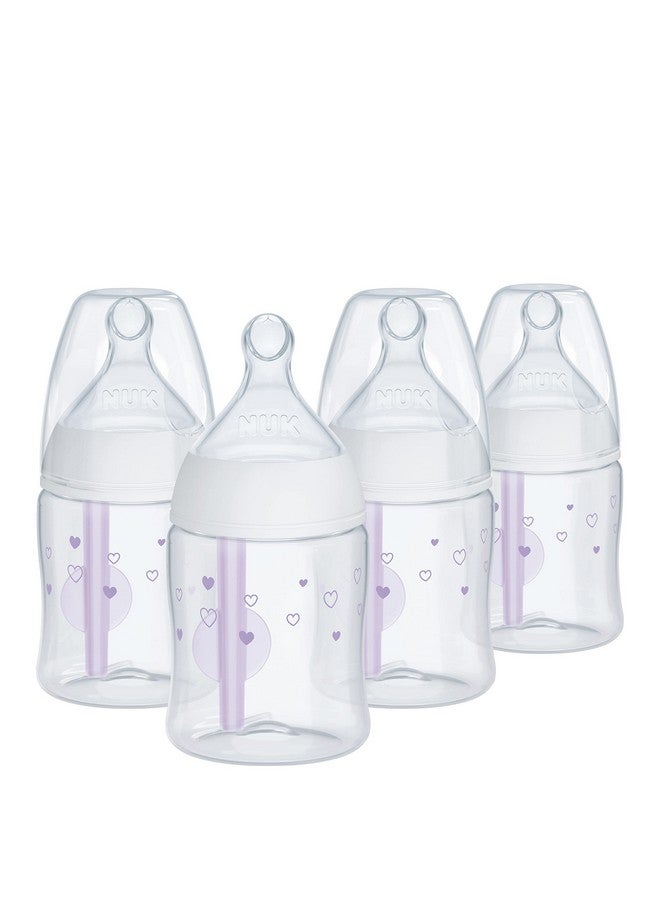 NUK زجاجة حليب نوك سموذ فلو برو المضادة للمغص - سهلة التركيب والتنظيف وتقلل من القيء والغازات عند حديثي الولادة - Image 1
