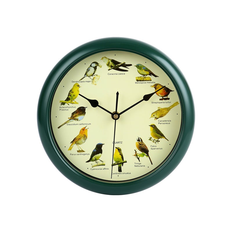 Cuckoo Round Wall Clock – 10/13 Inch Japanese Design with Bird Call - Image 3