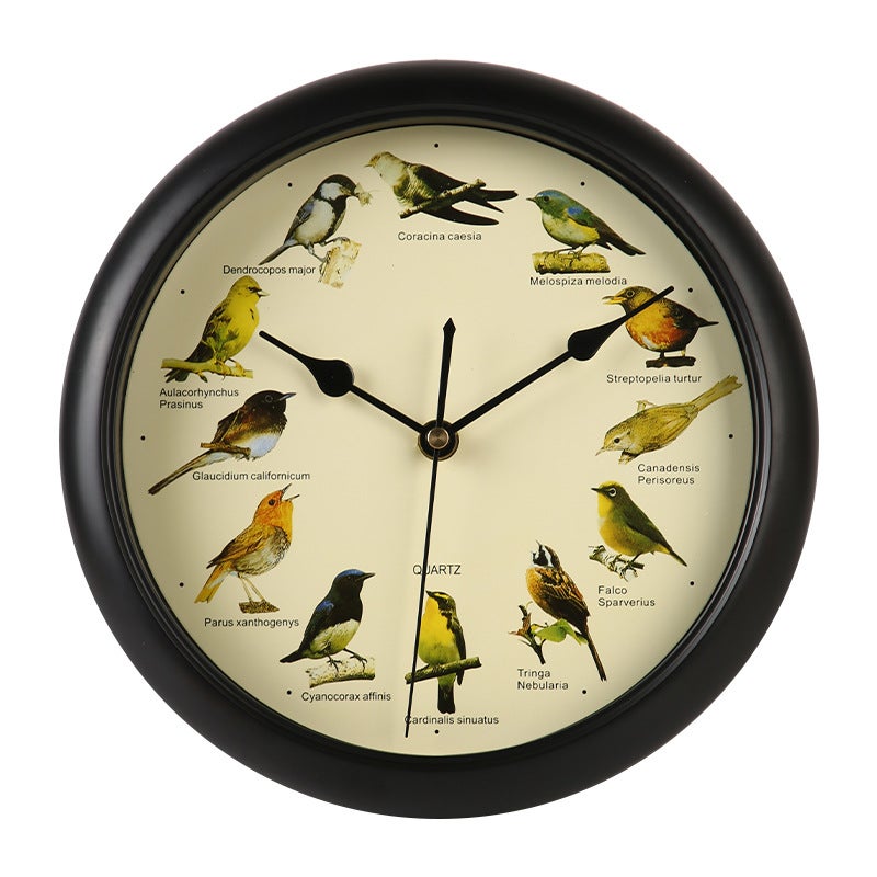 Cuckoo Round Wall Clock – 10/13 Inch Japanese Design with Bird Call - Image 2