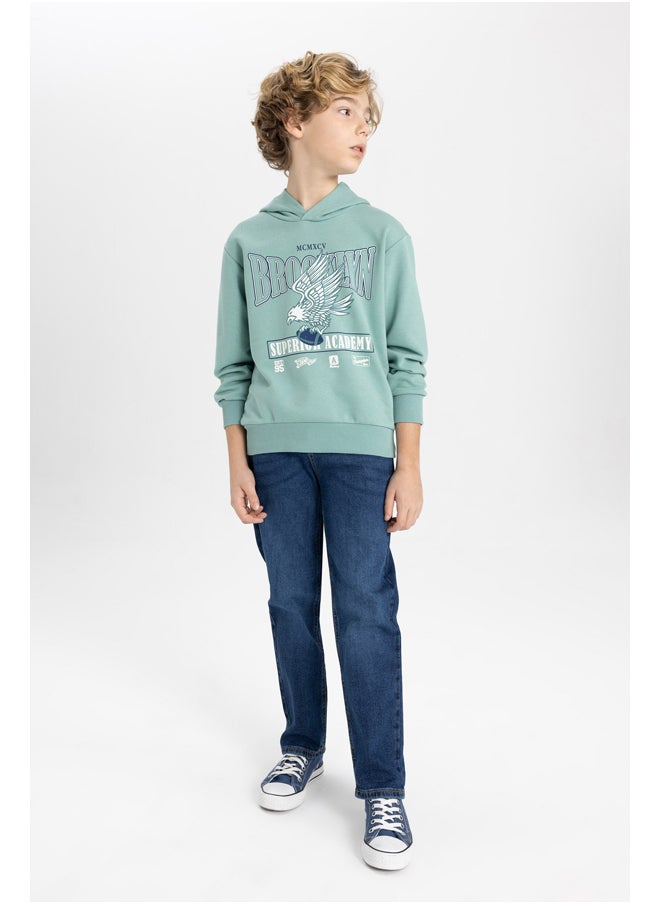 DeFacto Boy Straight Fit Denim Trousers  - Image 4