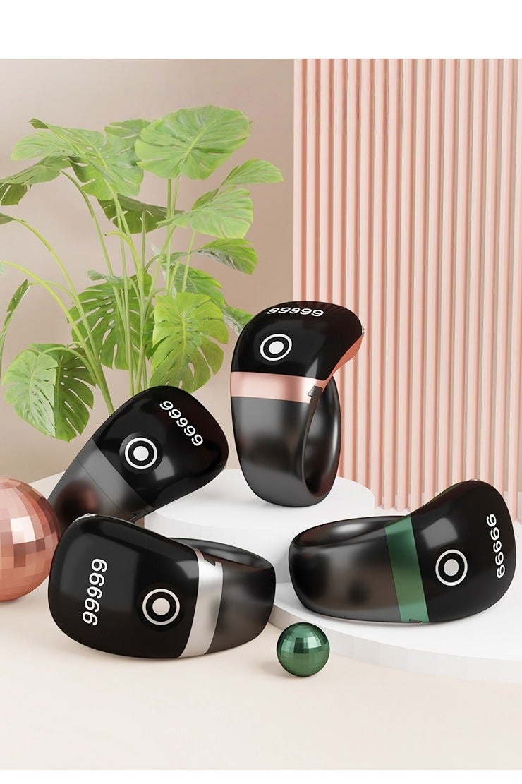 الرائد حلقة صلاة ذكية، طراز جديد، شاشة تعمل باللمس، عداد تسبيح، بطارية كبيرة، شاشة OLED، حلقة ساعة رقمية، حلقة خرز تسبيح، سبحة إلكترونية، حلقة استغفار، تسبيح إلكتروني، تسبيح ذكي، حلقة تسبيح، هدية رمضان، هدية عيد الفطر وارتداء يومي، للرجال والنساء، تشمل حلقة الرجال 3 أحجام متوافقة (18 مم / 20 مم / 22 مم) تذكير بأوقات الصلاة مع تذكير بالاهتزاز، عداد تسبيح واتصال بلوتوث. - Image 4