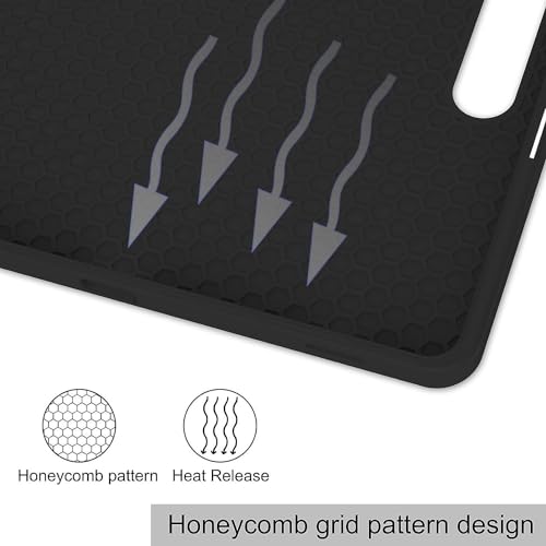 ProElite Cover for Galaxy Tab S9 FE Plus/S9 Plus/S10+ 12.4" Cover, Soft Flexible Flip Case Cover with S Pen Holder for Samsung Galaxy Tab S9 FE+/S9 Plus/S10+ 12.4 inch, [Recoil Series]- Eiffel - Image 3