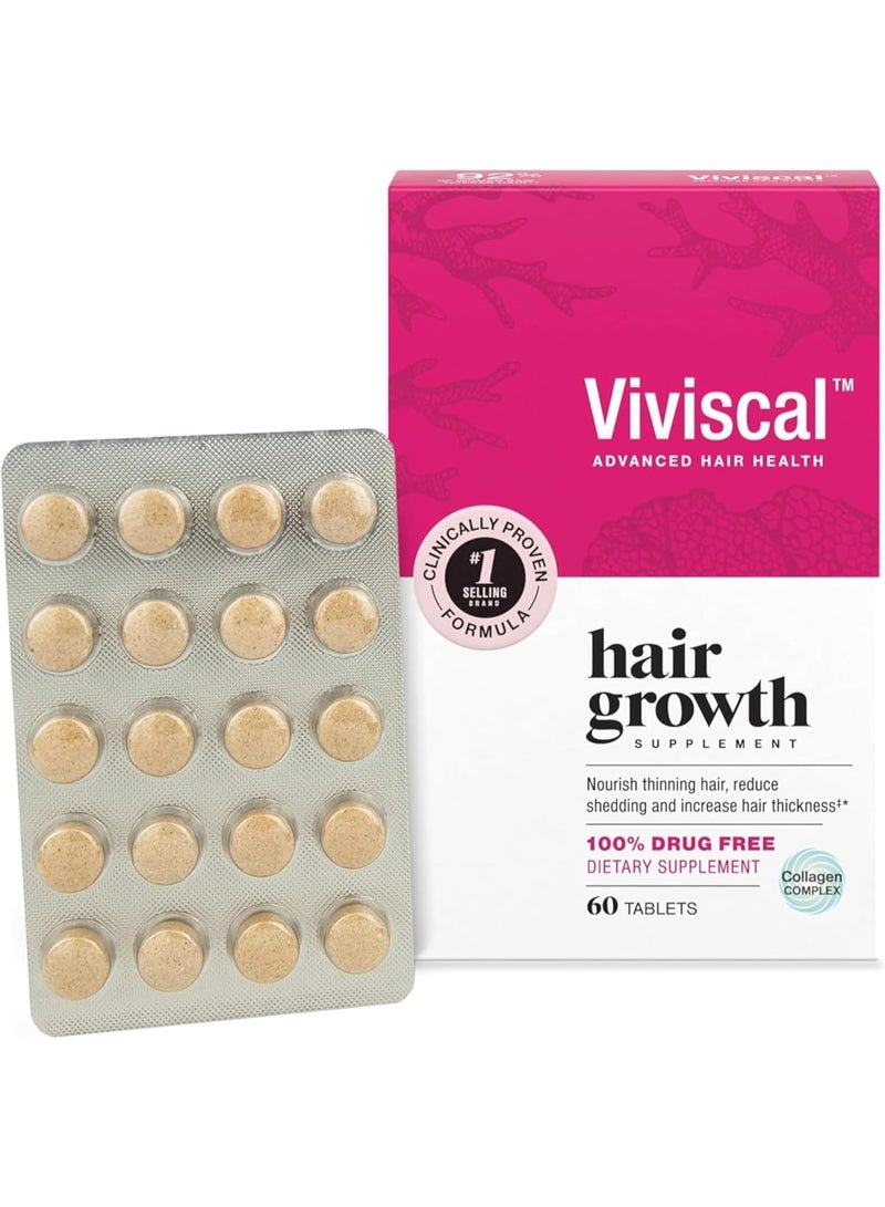 Viviscal HAIR GROWTH TABLETS 60`S - Image 1