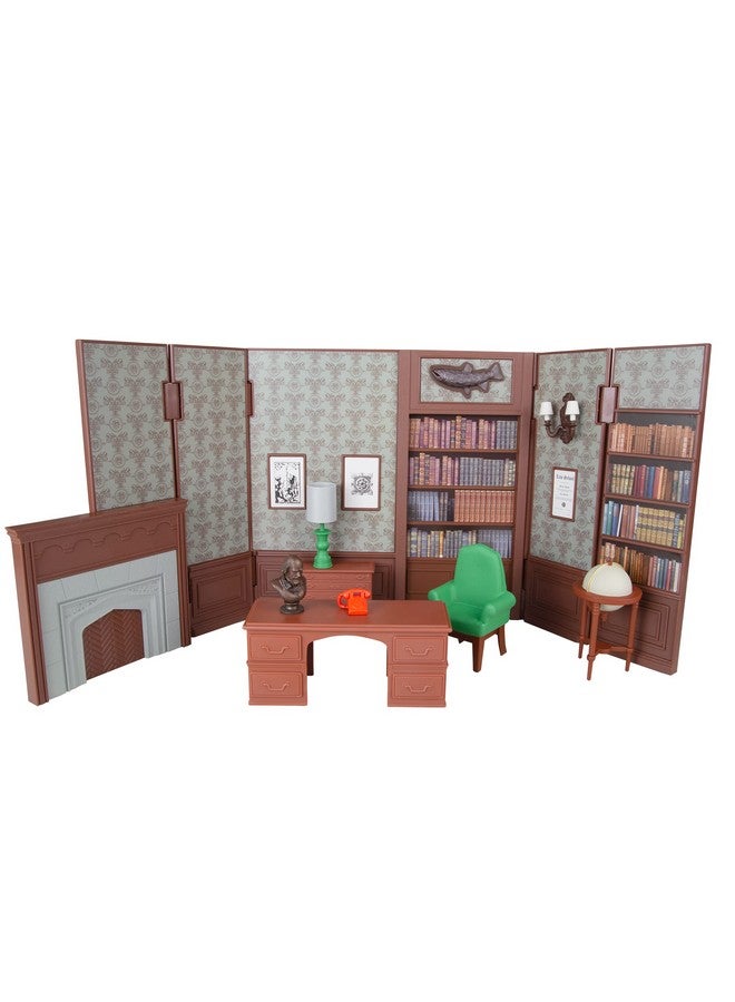McFarlane Toys - DC Retro Wayne Manor Library (Batman 66') Playset - Image 1