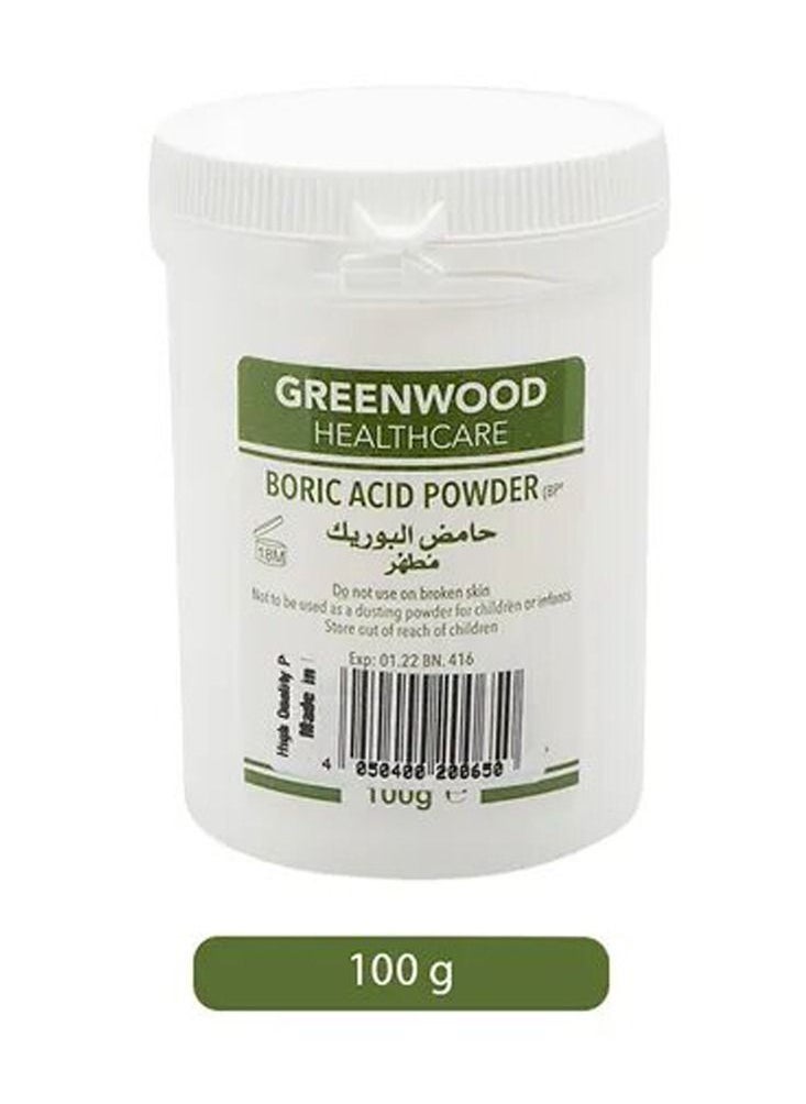Greenwood Healthcare Boric Acid Powder 100g  - Image 1