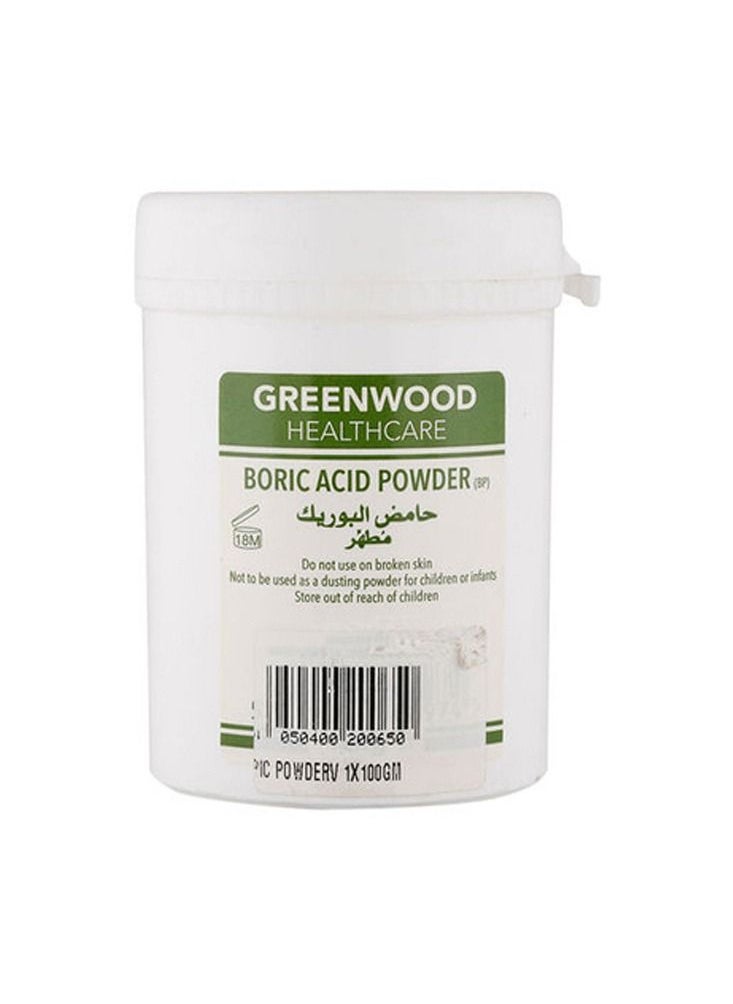 Greenwood Healthcare Boric Acid Powder 100g  - Image 3