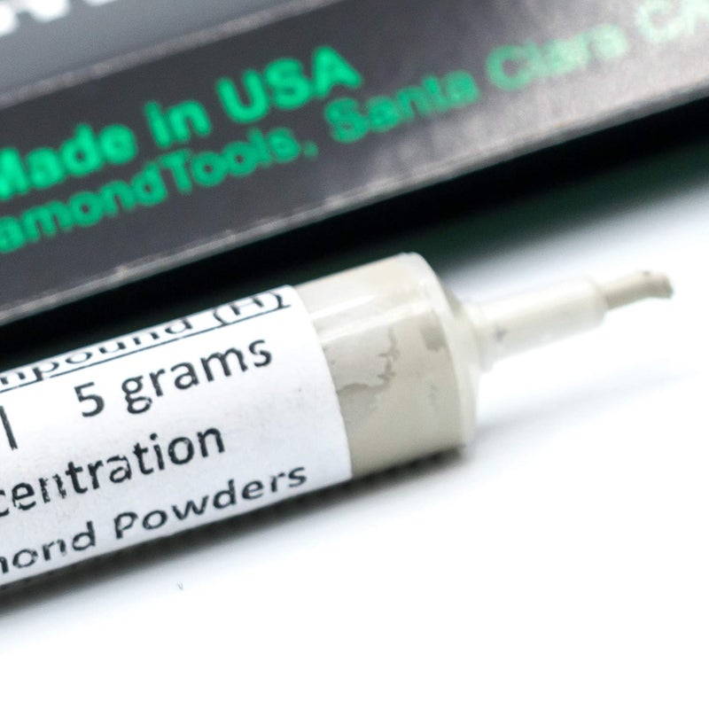 TechDiamondTools Diamond Lapping Paste Polishing Compound USA Made 800 Grit Mesh 12-25 Micron Lapping Compound for Rock Glass Metal Jewelry Resin Marble with High Concentration of Diamond Powder - Image 4