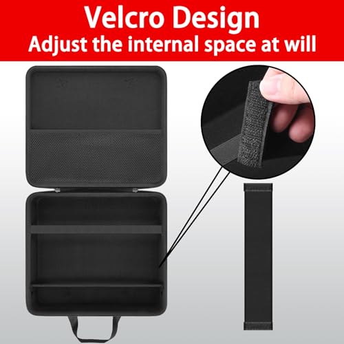 co2CREA Hard Travel Case Replacement for Canon PIXMA TR160 / TR150 / iP110 Wireless Portable Printer (All Black Case) - Image 2