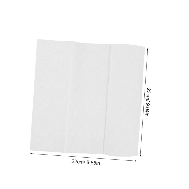 Disposable Paper Hand Towels 140 Counts Soft Resilient For Home Office Hotel Bathroom - Image 3