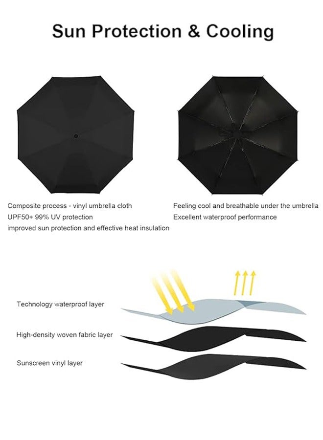 DMG TECH Umbrella, your windproof foldable travel umbrella, sunblock umbrella, small and portable. - Image 4