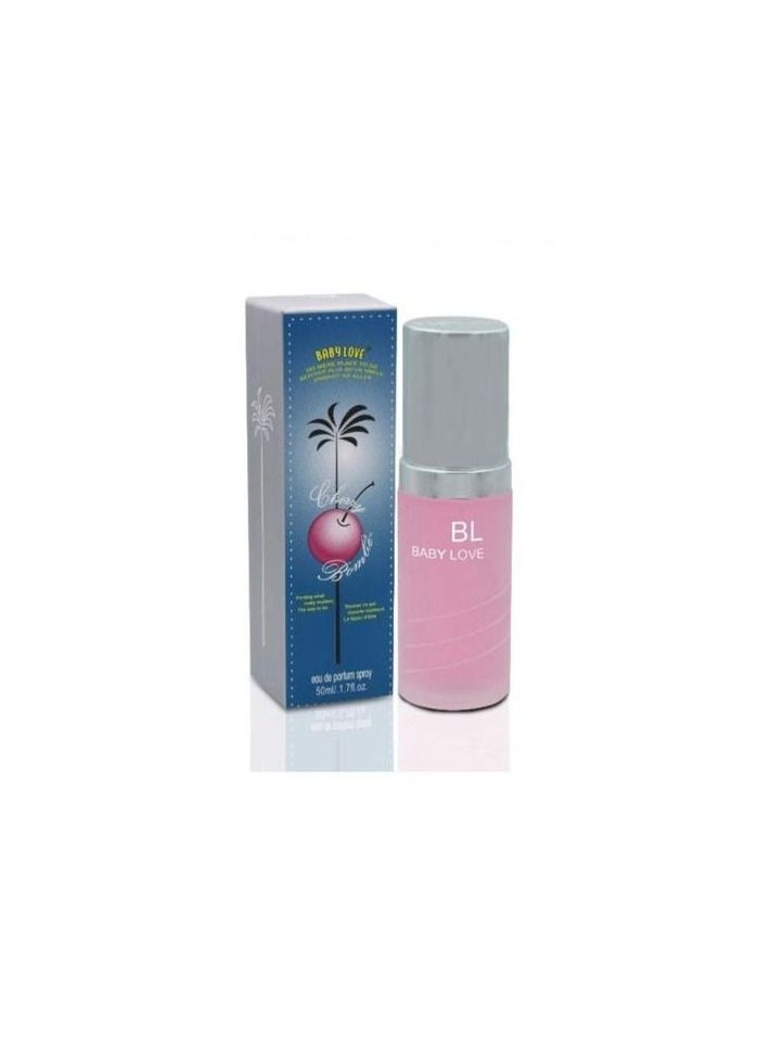 بيبي لايف - عطر اطفال بي ال من بيبي لوف برائحه الكرز والخوخ 50 مل - Image 1