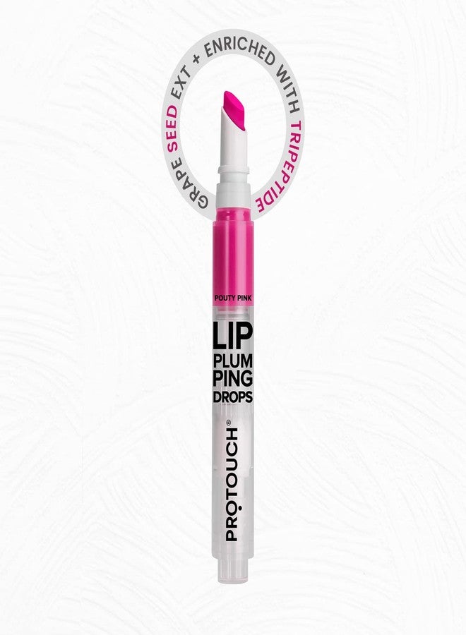 بروتاتش ملمع الشفاه بروتاتش لتكبير الشفاه - وردي، مُكبِّر/مُحسِّن فوري للشفاه للحصول على شفاه أكثر امتلاءً ولمعانًا، غير لزج، مرطب ومغذي للشفاه، نباتي، يحتوي على الكافيين ومستخلص بذور العنب - Image 5