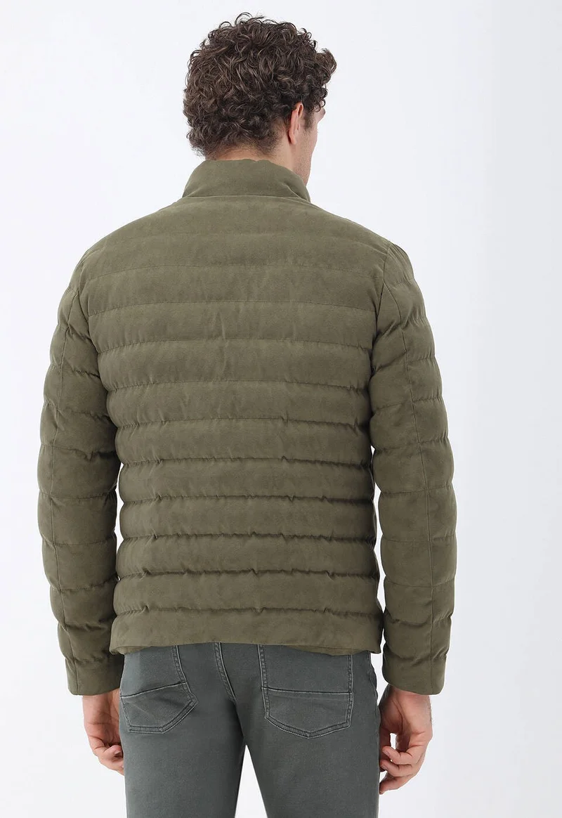 Kip Light Khaki Woven Coat