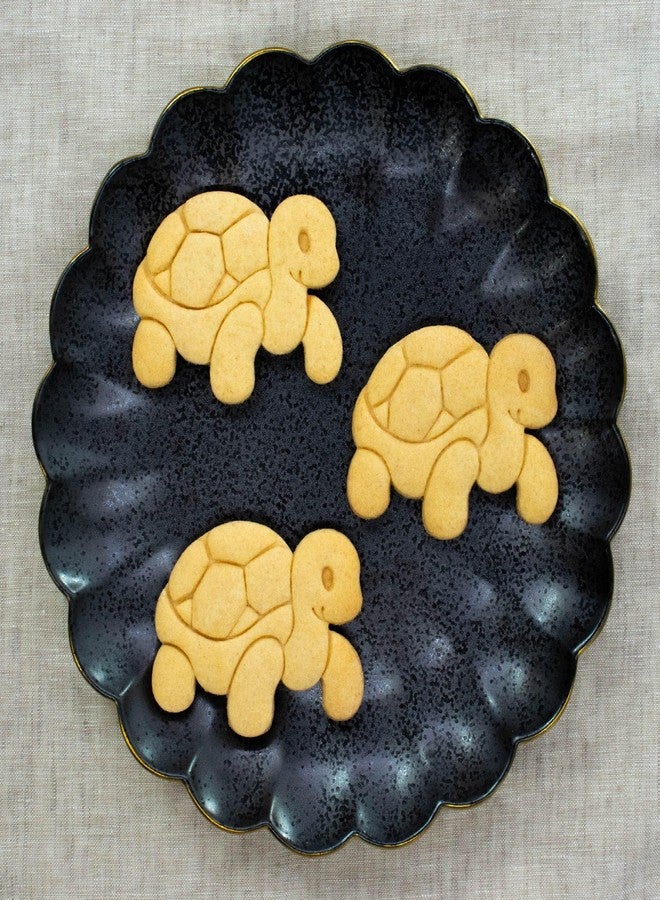 EROTNGO Cute Tortoise Cookie Cutter | DIY Cake Biscuit Cookie Cutter | Kitchen Cooking Decoration Tool (Pack of 1) - Image 3