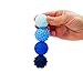 ONO Signets Silicone Magnetic Balls with Textured Dimples Bumps and Waves Fun to Play with Fidget Toy for Adults Help Relieve Stress Anxiety Tension Sapphire Set of 4 - Image 2