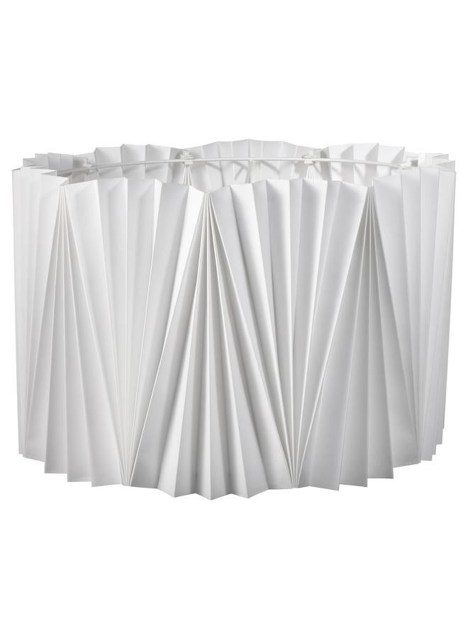 Zaboon Lamp shade, pleated white, 42 cm - Image 1
