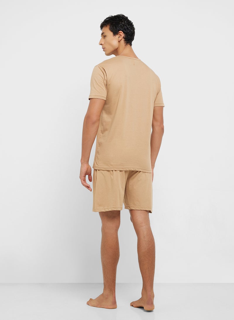 Seventy Five Nightwear T-Shirt & Shorts Set  - Image 2