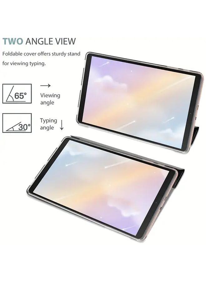 Double View Samsung Galaxy Tab A 10.1 2019 Case Black Triple Fold Stand - Image 4