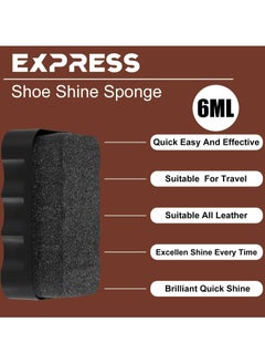 CMGTYYD Shoe Shine Sponge, 6 Pcs Leather Care Neutral Shine Sponge, Boot Shoe Polish Sponge for Cleaning, Bags, Leather, Footwear Shoe Accessories Shoe  - Image 3