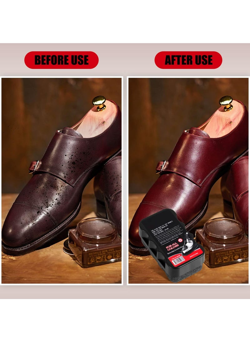 CMGTYYD Shoe Shine Sponge, 6 Pcs Leather Care Neutral Shine Sponge, Boot Shoe Polish Sponge for Cleaning, Bags, Leather, Footwear Shoe Accessories Shoe  - Image 4