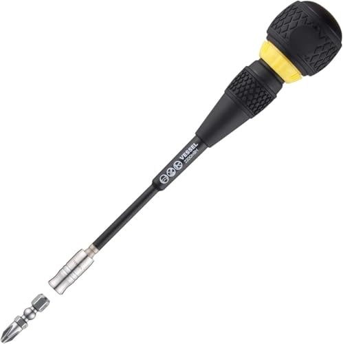 VESSEL - BALL GRIP Ratchet Interchangeable Screwdriver 2200MBH120 - Image 1