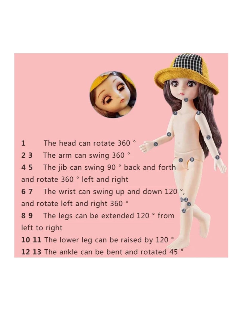 XiuWoo Clothes Changing Girl's Toy Doll Fashion Models Beauty Princess Baby Lovely Dolls Perfect Birthday Gifts - Image 4