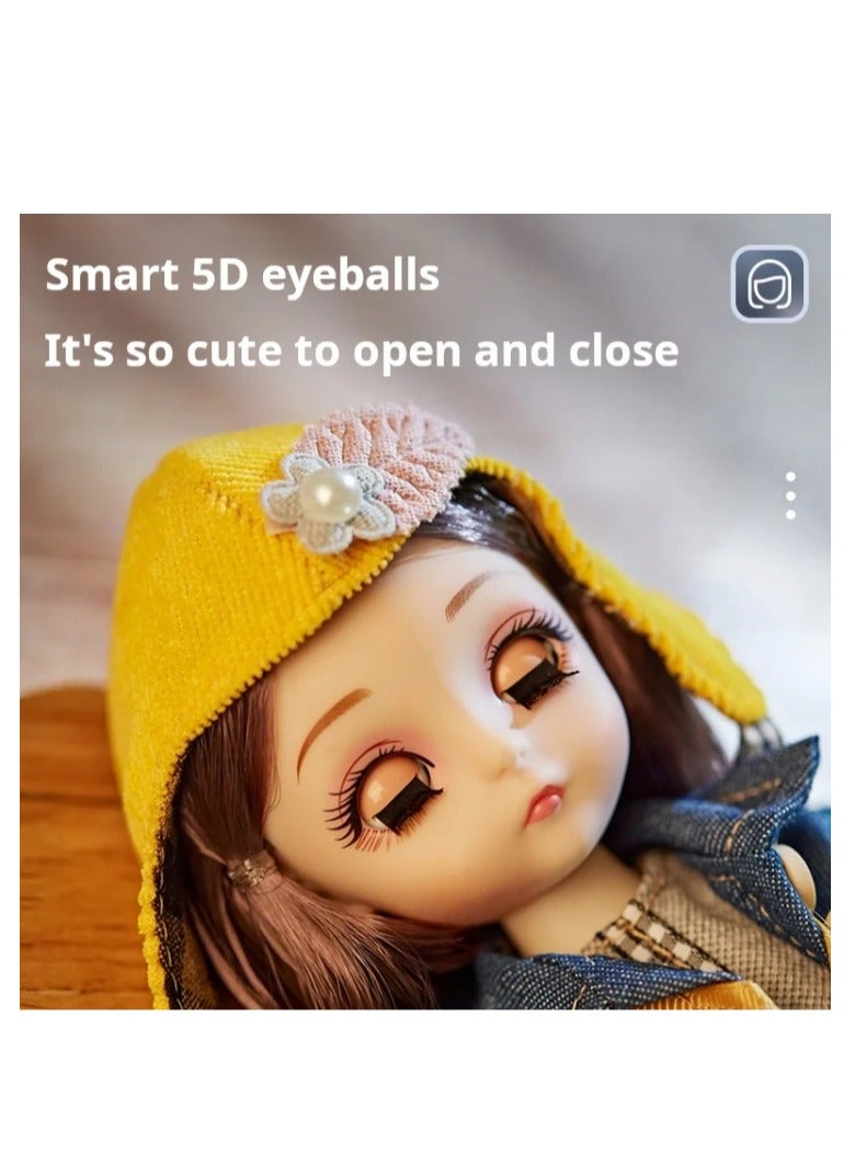 XiuWoo Clothes Changing Girl's Toy Doll Fashion Models Beauty Princess Baby Lovely Dolls Perfect Birthday Gifts - Image 2