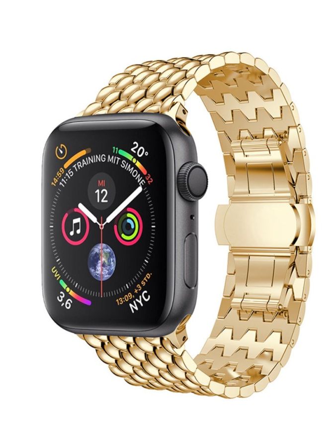 Voberry Replacement Band For Apple Watch Series 4 40mm Gold - Image 4
