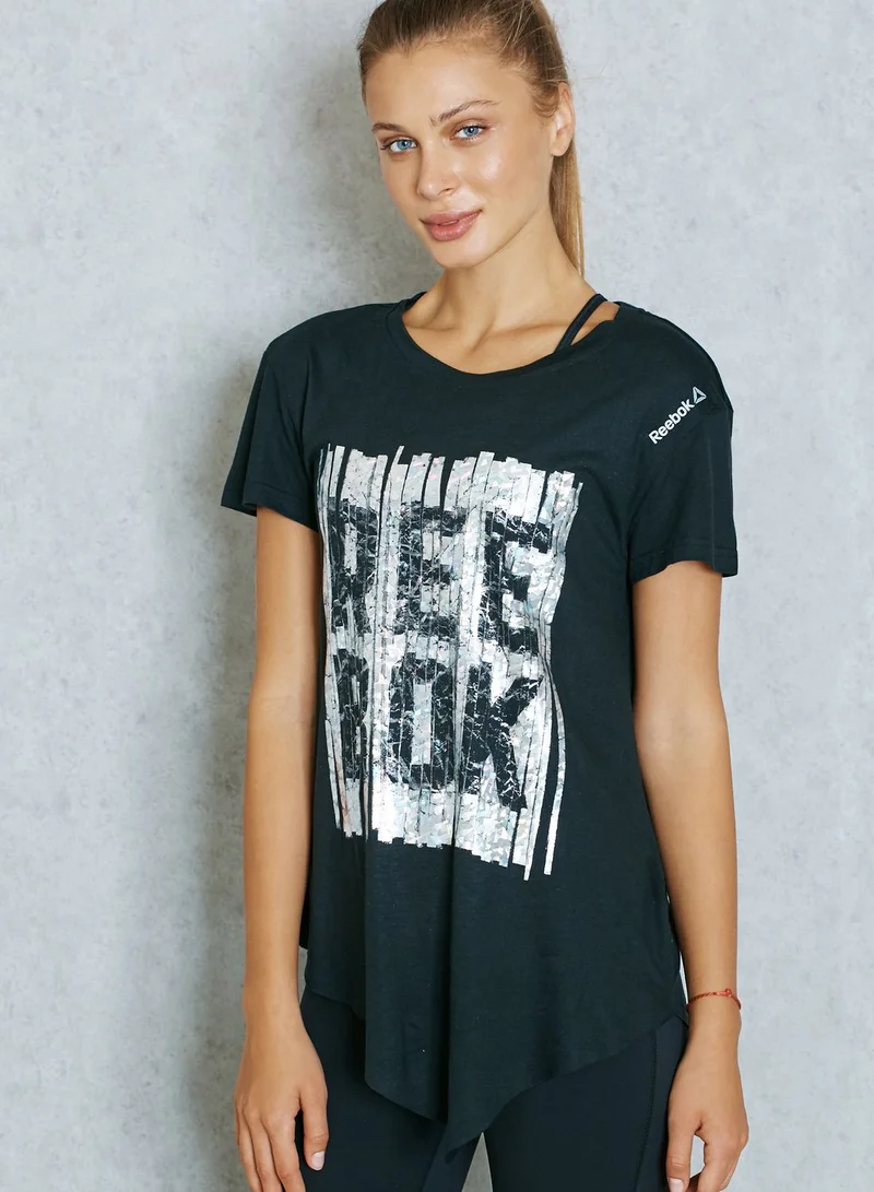 Reebok Dance Asymmetric T-Shirt