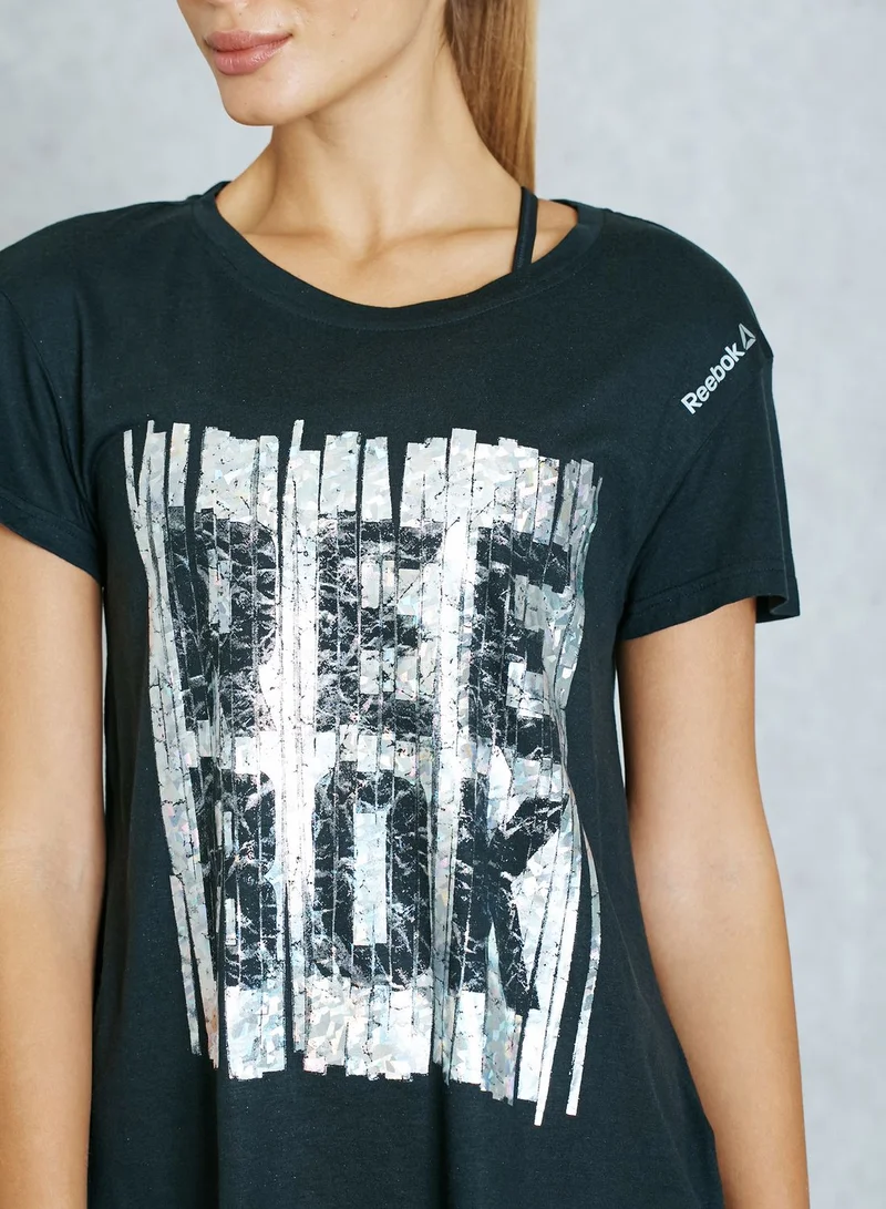 Reebok Dance Asymmetric T-Shirt
