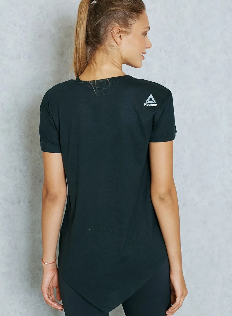 Reebok Dance Asymmetric T-Shirt