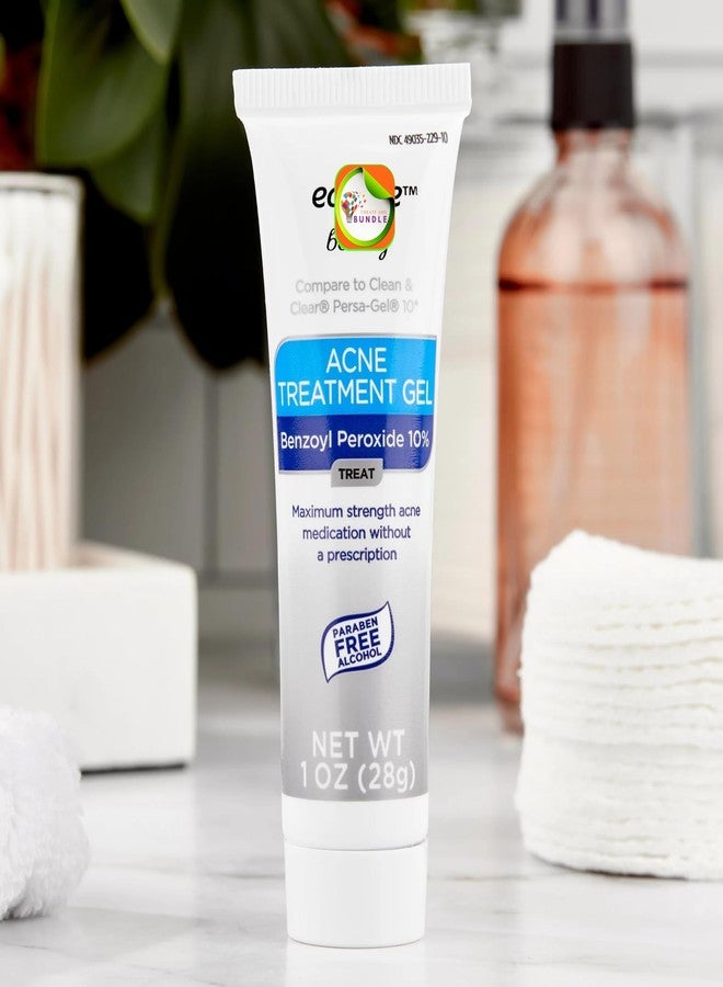 Create and Bundle Equate 2-Pack 10% Benzoyl Peroxide Acne Treatment Gel - Powerful Skincare Combo for Clear, Radiant, and Acne-Free Skin + Create Sticker - Image 2