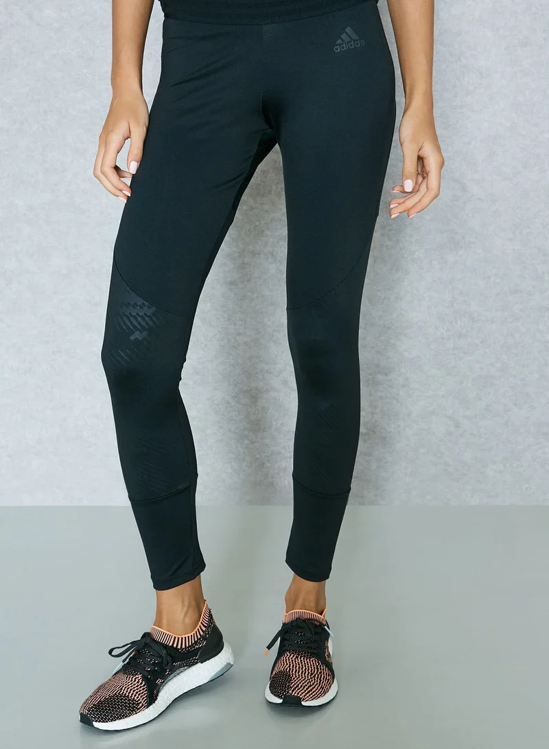 Adidas Full Zip Hoodie & Tights Set