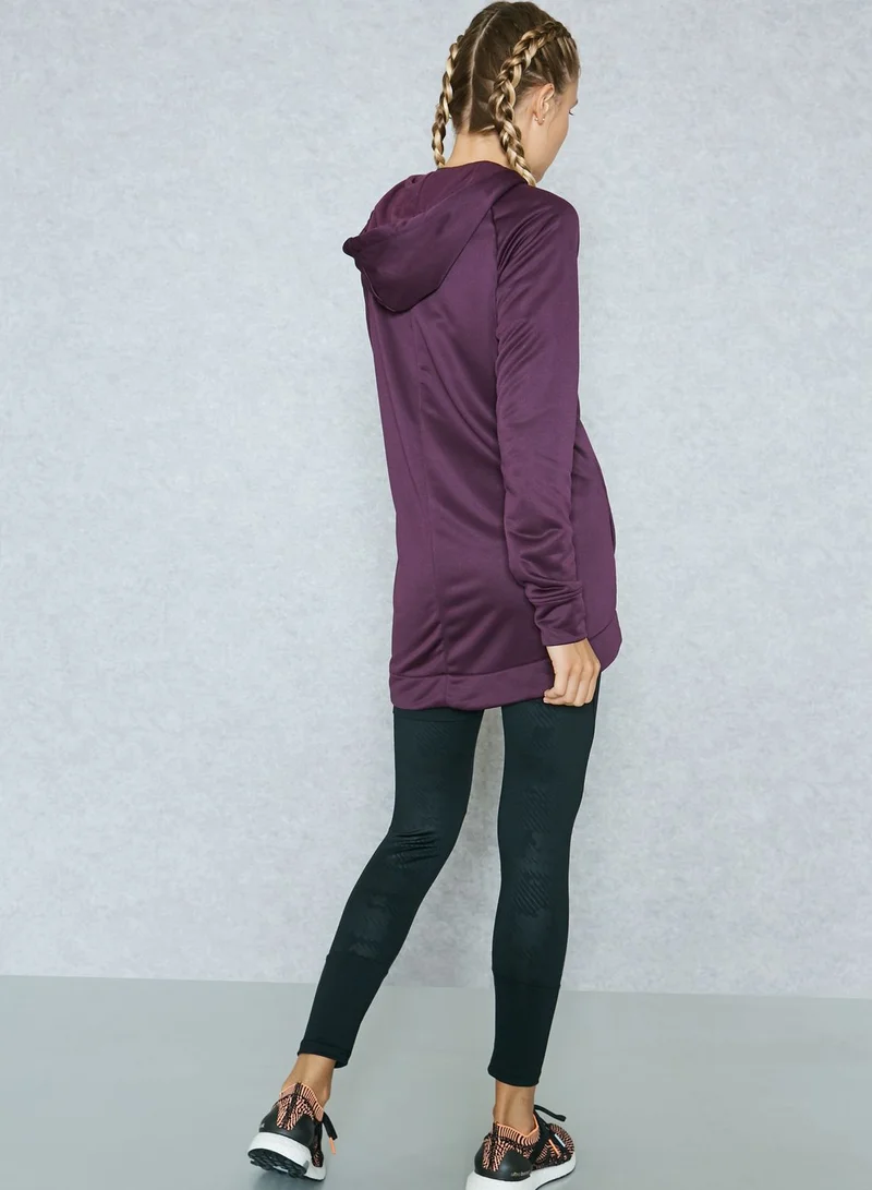 Adidas Full Zip Hoodie & Tights Set