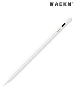 WAOKN IPad Pencil Capacitive Pen Magnetic Apple Handwriting Pen Suitable for Apple Pencil Touch Screen Pen Active Digital Stylus Pen Pencil Generation iPad Pen with Fast Charging（Type-C interface）  - Image 2