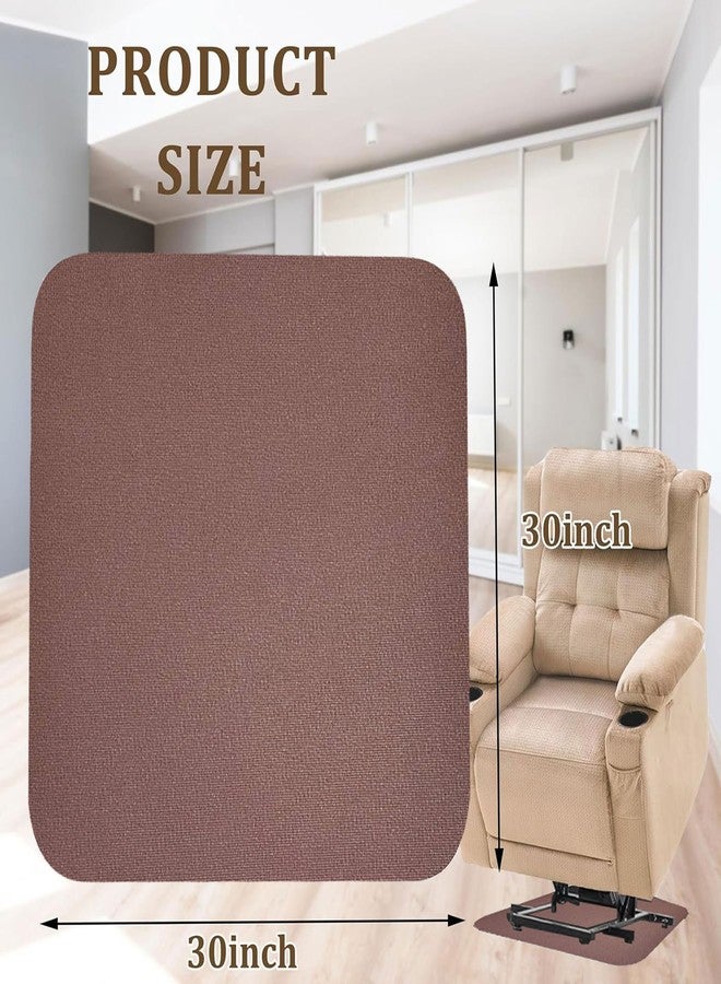 Xinhw Recliner Pads for Hardwood Floors, Under Recliner Mat Floor Protectors Furniture Pads to Keep Furniture from Sliding Swivel Chairs Recliner mats for Hardwood Floors Non Slip Furniture Pads - Image 2