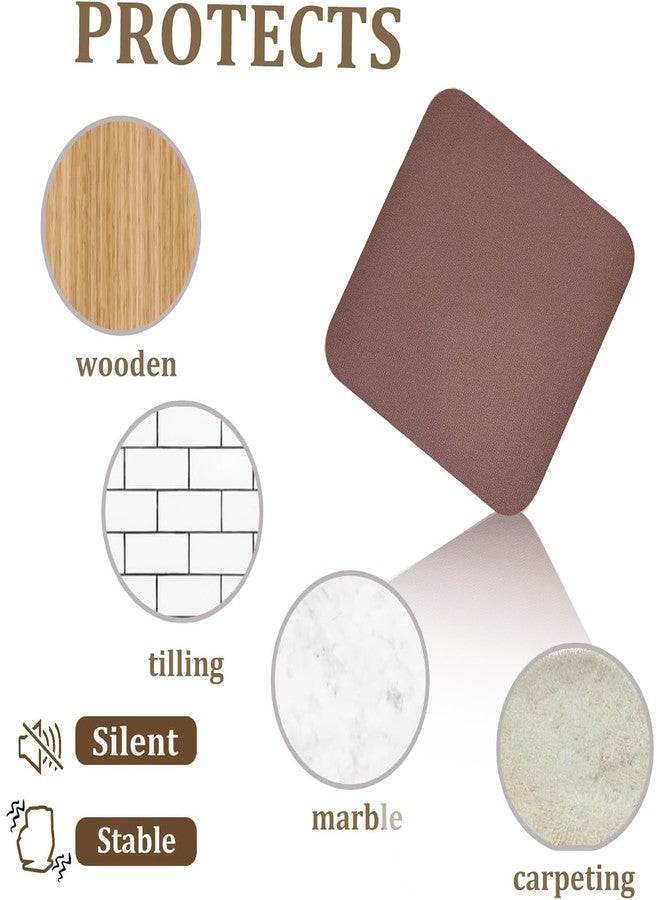 Xinhw Recliner Pads for Hardwood Floors, Under Recliner Mat Floor Protectors Furniture Pads to Keep Furniture from Sliding Swivel Chairs Recliner mats for Hardwood Floors Non Slip Furniture Pads - Image 3