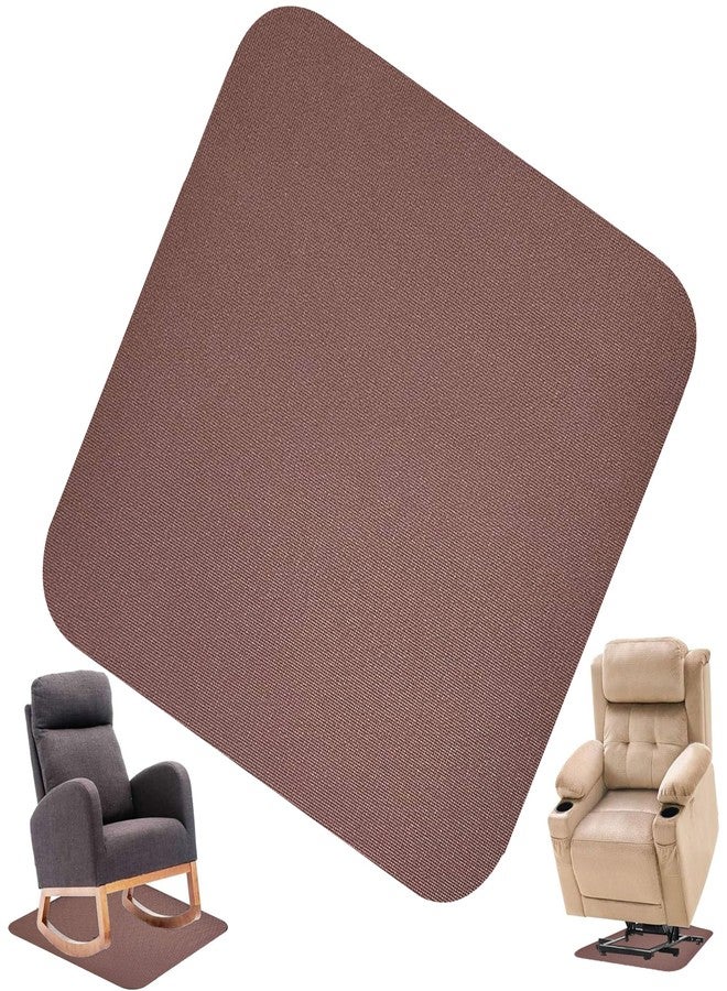 Xinhw Recliner Pads for Hardwood Floors, Under Recliner Mat Floor Protectors Furniture Pads to Keep Furniture from Sliding Swivel Chairs Recliner mats for Hardwood Floors Non Slip Furniture Pads - Image 1
