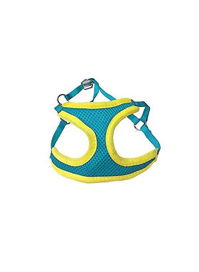 سترة مبطنة مريحة من شبكة ناعمة قابلة للتعديل مع مجموعة مقود للكلاب الصغيرة والقطط والأرانب والجراء (قد يختلف اللون) - Image 2