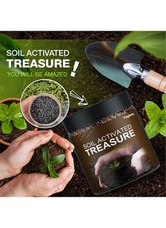 Soil Activator Nutrient Soil Mineral Source Loose Soil Improver Prevents Hardening and Promotes Plant Rooting Potting Mix Fully Loaded with Indoor Outdoor Soil for Gardens and Plant Generic 200g