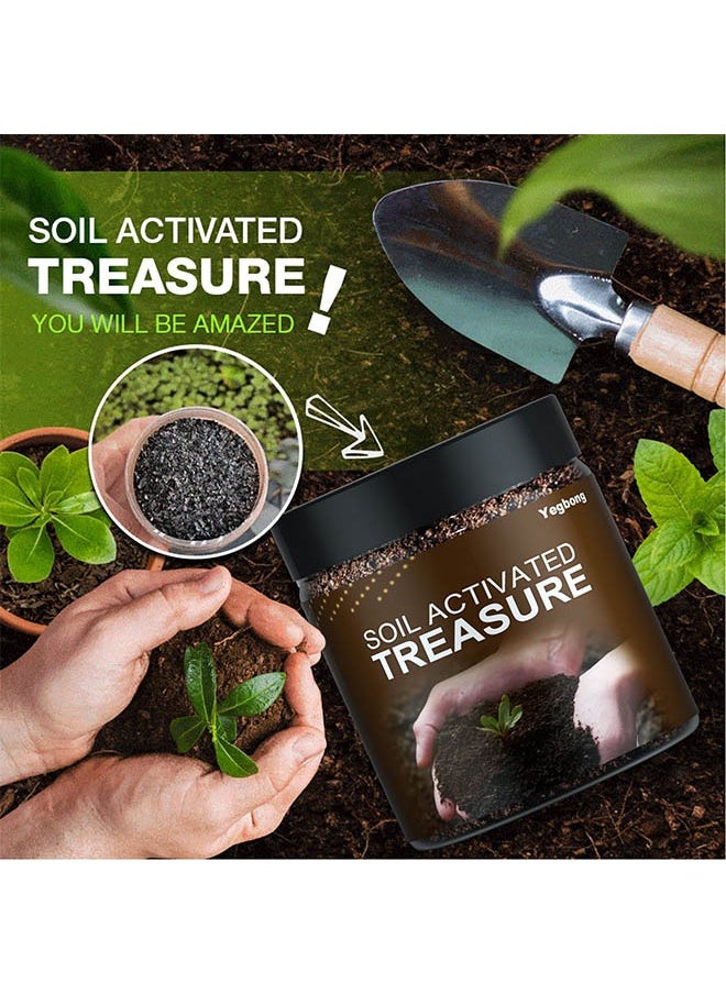 YEGBONG - Soil Activator Nutrient Soil Mineral Source Loose Soil Improver Prevents Hardening and Promotes Plant Rooting Potting Mix Fully Loaded with Indoor Outdoor Soil for Gardens and Plant Generic 200g - Image 1