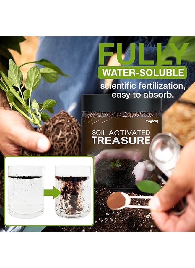 YEGBONG - Soil Activator Nutrient Soil Mineral Source Loose Soil Improver Prevents Hardening and Promotes Plant Rooting Potting Mix Fully Loaded with Indoor Outdoor Soil for Gardens and Plant Generic 200g - Image 1