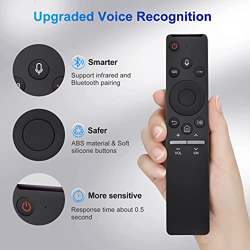 ZdalaMit Bluetooth Voice Command Compatible with Samsung Smart 4K Tv Remote Control of Original BN59-01312F with Samsung Ultra Curved TV Remote Control and Compatible for LED Android UHD OLED QLED - Image 2