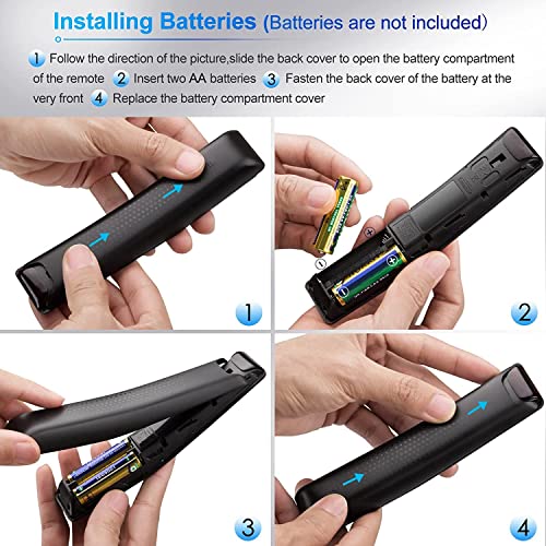 ZdalaMit Bluetooth Voice Command Compatible with Samsung Smart 4K Tv Remote Control of Original BN59-01312F with Samsung Ultra Curved TV Remote Control and Compatible for LED Android UHD OLED QLED - Image 4