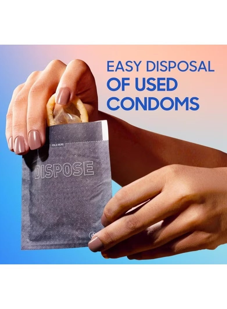 Mankind Manforce pic Desire Silk ChocolateE Flavour | Pack of 3 | Super Thin Lubricated Latex Condom for Men | 10-Pieces Bundle - Image 3