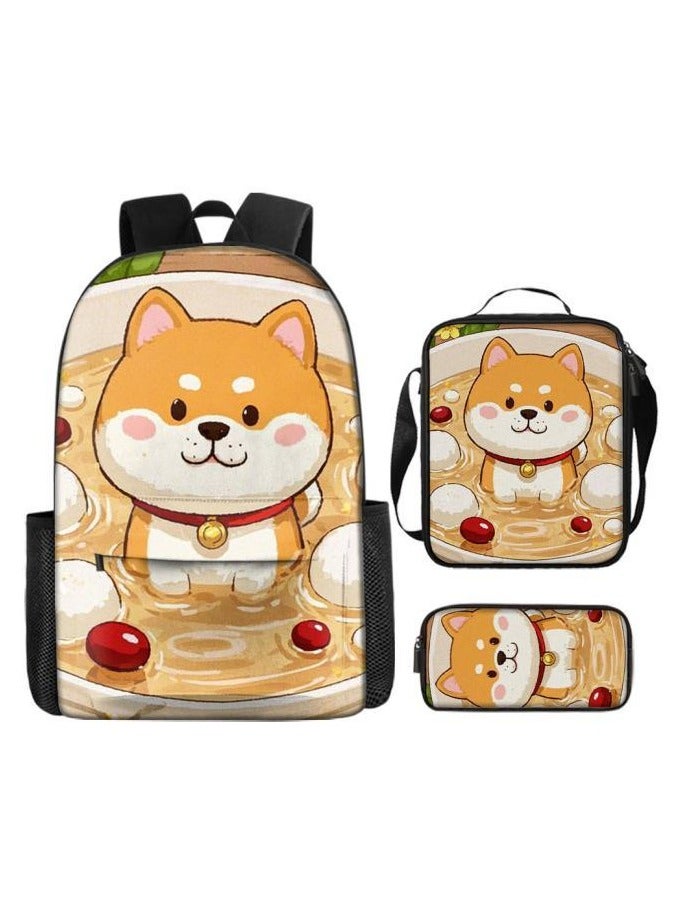 The latest universal cartoon new three-piece schoolbag (for students, teenagers, children) - 161 - Image 2