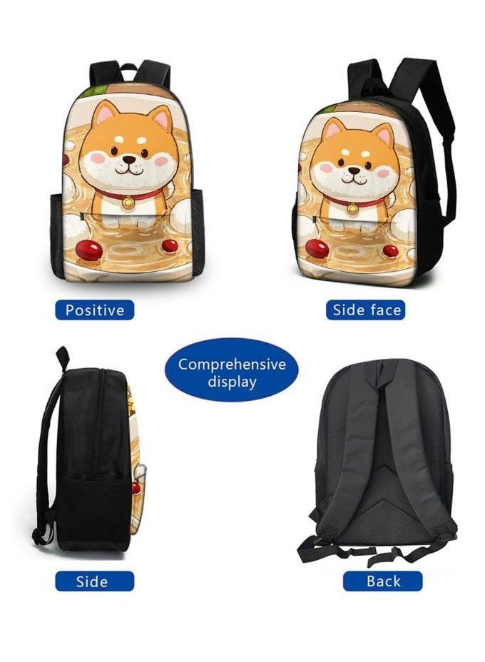 The latest universal cartoon new three-piece schoolbag (for students, teenagers, children) - 161 - Image 3