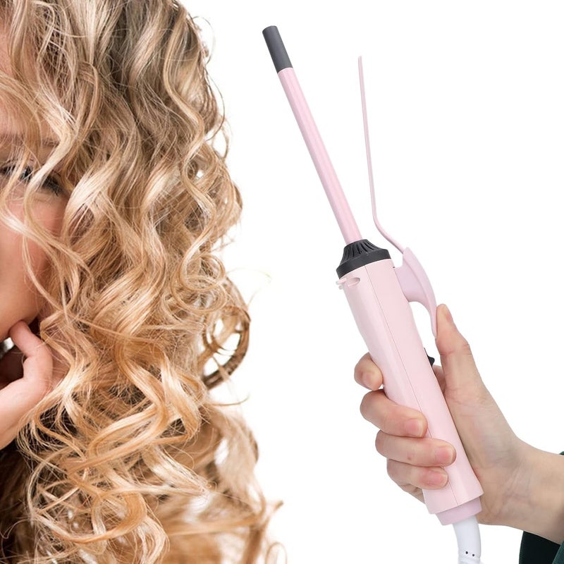 klarako Thin Curling Wand,9mm Small & Thin Curling Tong for Short & Long Hair Ceramic Barrel Hair Curler Curling Wand Hair Curler Fine Constant Temperature Conditioning 360° Rotation Curling Iron(#3) #3 - Image 1