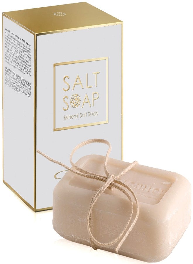 Premier Dead Sea Classic Mineral SALT Soap, for Healthy looking skin. For all Skin Types. Natural, Therapeutic and Antibacterial, Helps with Acne, Eczema and Psorias, 3.4 Fl Oz (X1) - Image 1