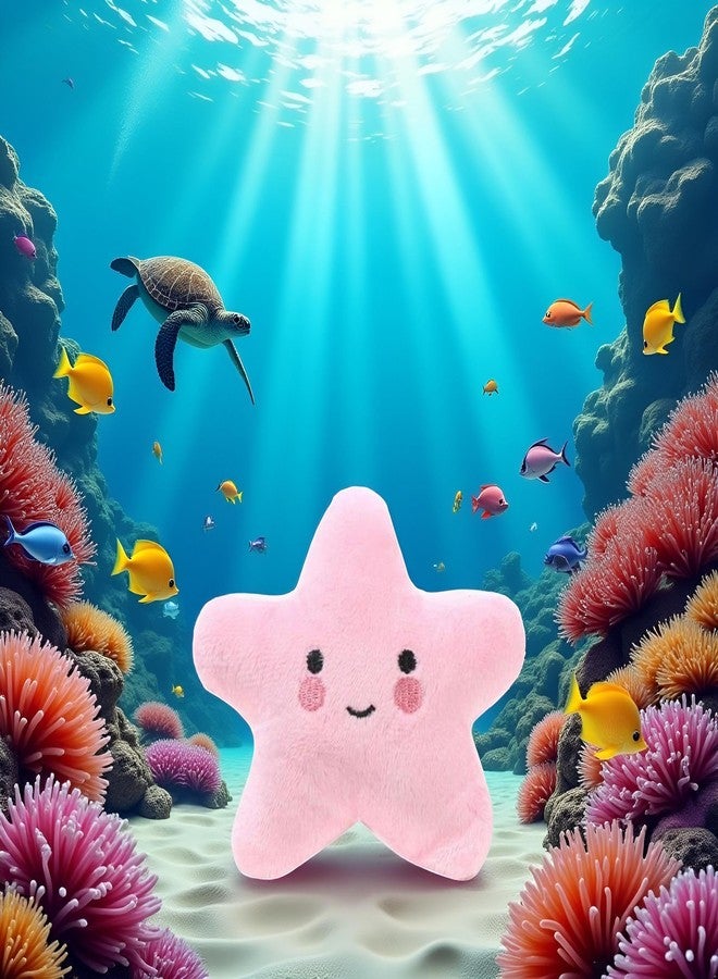 Czhotg Dog Toys for Small Dogs, Starfish Squeaky Dog Toy, Soft Plush Vocal Plaything Pets Supplies, Squeaky Chew for Medium Large, Dog Squeak Toys, Pet Toys - Image 5